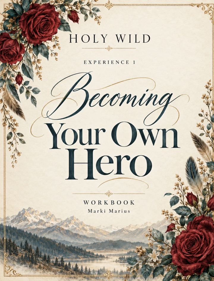 Cover of Becoming Your Own Hero workbook by Marki Marius